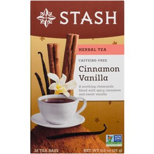 Stash Herbal Tea Caffeine-Free Cinnamon Vanilla 18 Tea Bags 25 g 25g