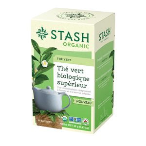 Stash Thé vert premium biologique 16 sachets