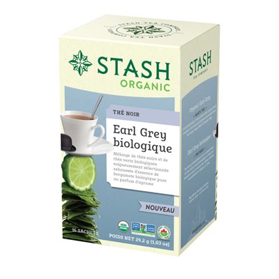 Stash Thé noir Earl Grey biologique 16 sachets