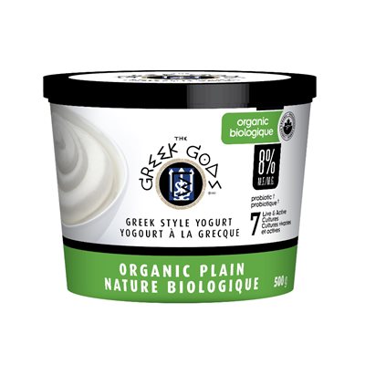 GREEK GODS Yaourt grec BIOLOGIQUE NATURE 500g