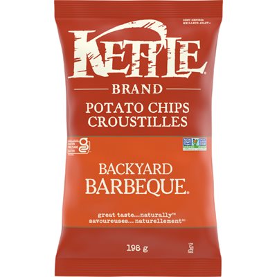 Kettle Backyard Barbeque Potato Chips 198g