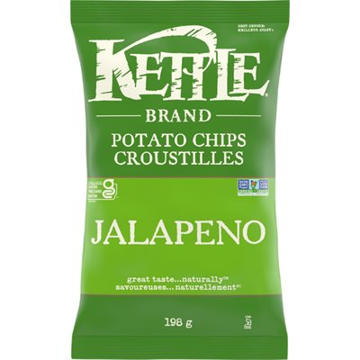 Kettle Jalapeno Potato Chips 198g