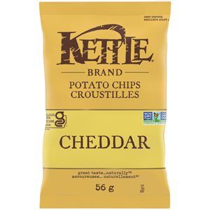 Kettle Cheddar Potato Chips 56g