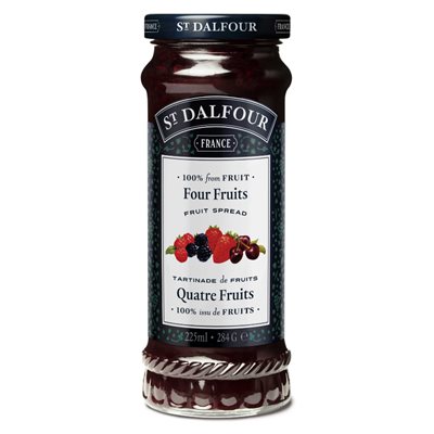 St. Dalfour Tartinade de Luxe Quatre Fruits 225 ml