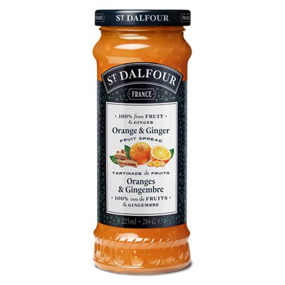 St. Dalfour Tartinade de Luxe Gingembre et Orange 225 ml