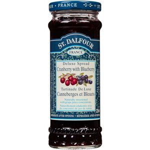 St. Dalfour Tartinade de Luxe Canneberge et Bleuet 225 ml