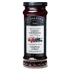 St. Dalfour Deluxe Spread Cranberry with Blueberry 225 ml