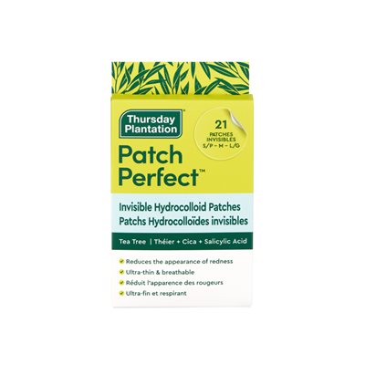 Thursday Plantation Tea Tree Perfect Invisible Hydrocolloid Patches 21 Patches