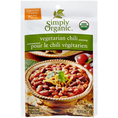 Simply Organic Vegetarian Chili Seasoning 28 g 