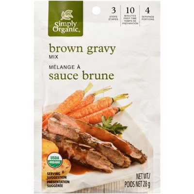 Simply Organic Brown Gravy Mix 28 g