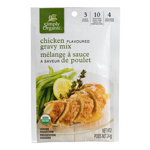 Simply Organic Roasted Chicken Gravy Mix 24g