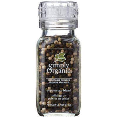 Simply Organic Mélange de Poivres en Grains 85 g