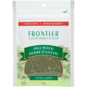 Frontier herbe d'aneth coupée bio 11 g