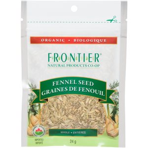 Frontier Organic Fennel Seed Whole 24 g 24G