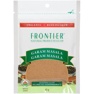 Frontier garam masala mélange aux assaisonnements bio 42 g