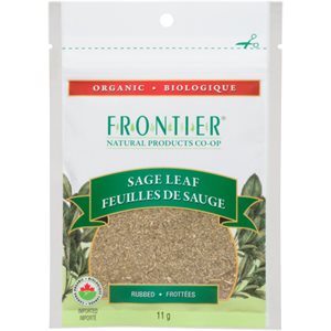 Frontier feuilles de sauge frottées bio 11 g