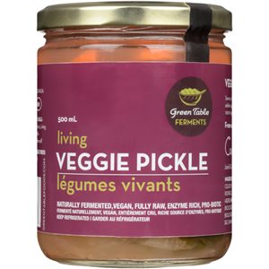 Green Table Ferments Veggie Pickle Living 500 ml