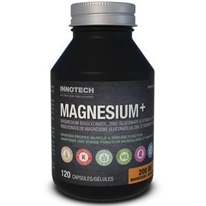 Innotech Magnesium+ Zinc&k2 120capsules