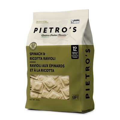 Pietro's Raviolis Épinards Et Ricotta sans Gluten 300 G
