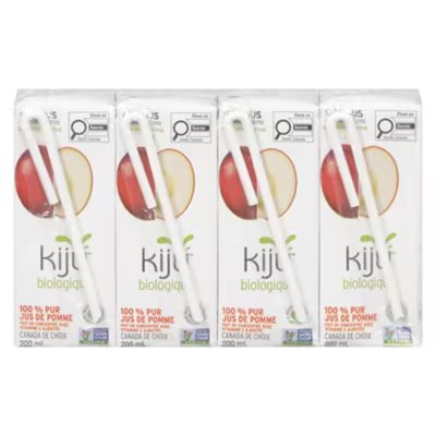 Kiji Organic Apple Juice 4X200 Ml