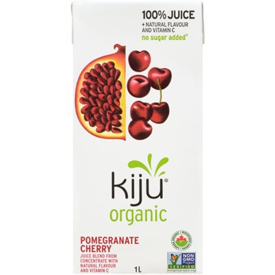 Kiju 100% Juice Pomegranate Cherry Organic 1 L