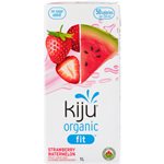 Kiju Fit Mélange de Jus de Fruits  Fraise Melon d'Eau Biologique 1L