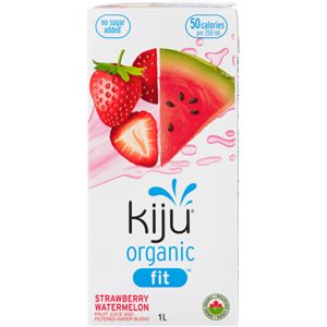 Kiju Fit Fruit Juice and Filtered Water Blend Strawberry Watermelon Organic 1 L