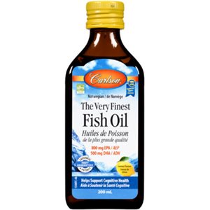 Carlson Norwegian Fish Oil Lemon Flavored 200ml