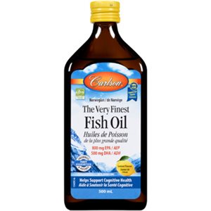 Carlson Norwegian Fish Oil Lemon Flavored 