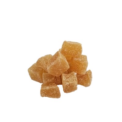 Gingembre En Des Sucrée Crystalisé Bio Vrac Env:100g Gingembre En Des Sucrée Crystalisé Bio Vrac Env:100g
