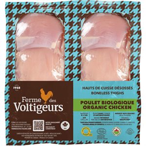 Organic Boneless Chicken Thigh 6 Un 700G