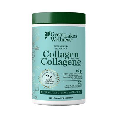 Great Lakes Wellness Peptides de collagène marin durables sans saveur 227 g