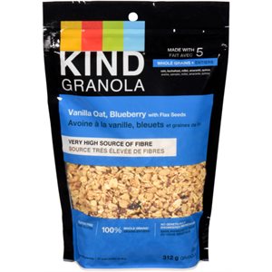 KIND Granola Vanilla Oat, Blueberry with Flax Seeds 312 g 