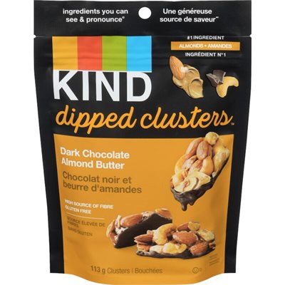 Kind Chocolat Noir Et Beurre Amandes 113G
