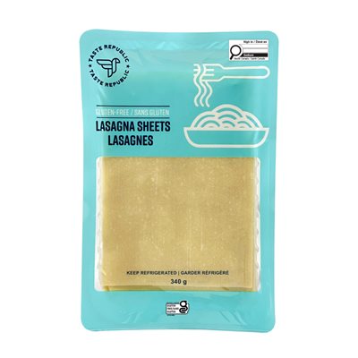 Taste Republic Feuilles De Lasagne Fraîches 255G