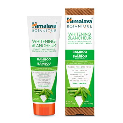 Himalaya Dentifrice Blanchissant Menthe avec Bambou et Sel de Mer 113 g