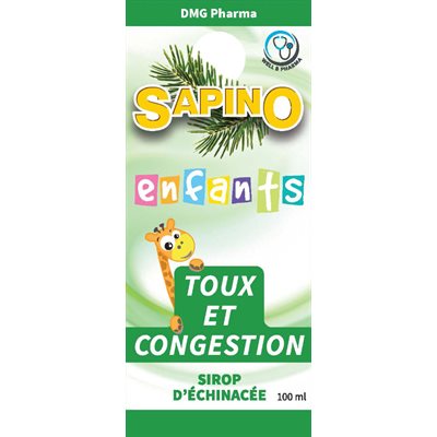 Sapino Sirop Enfants Toux Et Congestion 100Ml