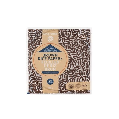 King Soba Organic Brown Rice Paper Vietnamese Style 200g