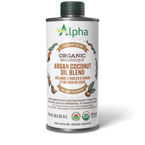 Alpha Mélange D'Huiles D'Argan Et De Noix De Coco Bio 250Ml