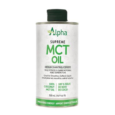 Alpha(MD) Biologique MCT Oil 500 mL liquide Alpha(MD) Biologique MCT Oil 500 mL liquide