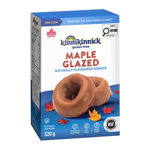 Kinnikinnick gluten-free maple glazed donuts 320g