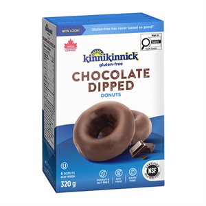 Kinnikinnick gluten-free chocolate-covered donuts 320g