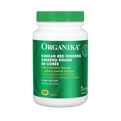 Organika Ginseng - Korean Red 100 Caps