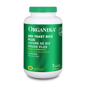Organika Levure De Riz Rouge 180caps
