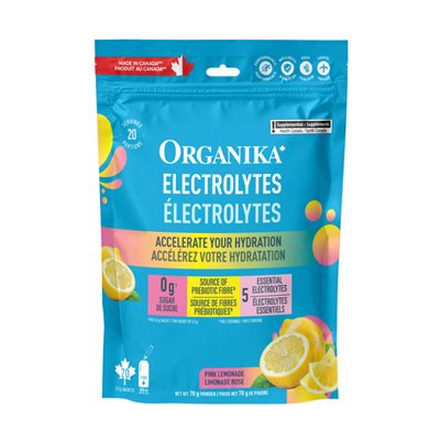 Organika Limonade rose électrolytes 20sach Organika Limonade rose électrolytes 20sach