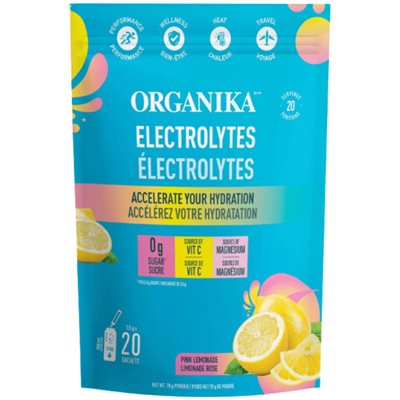 Organika Limonade rose électrolytes 20sach