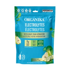 ORGANIKA ELECTROLYTES CUCUMBER PEAR 3.5 G X 20 SACHETS