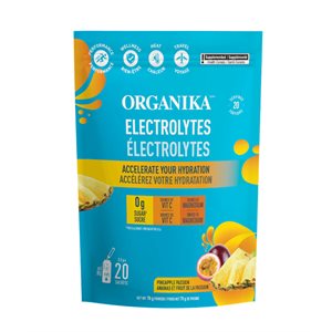 ORGANIKA ÉLECTROLYTES ANANAS 3.5 G X 20 SACHETS