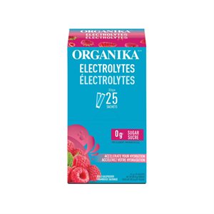 Organika Electrolytes Raspberry 25 sachets