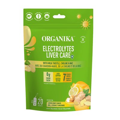 Organika Electrolytes Liver Care with Milk Thistle, Choline & NAC 20sachets